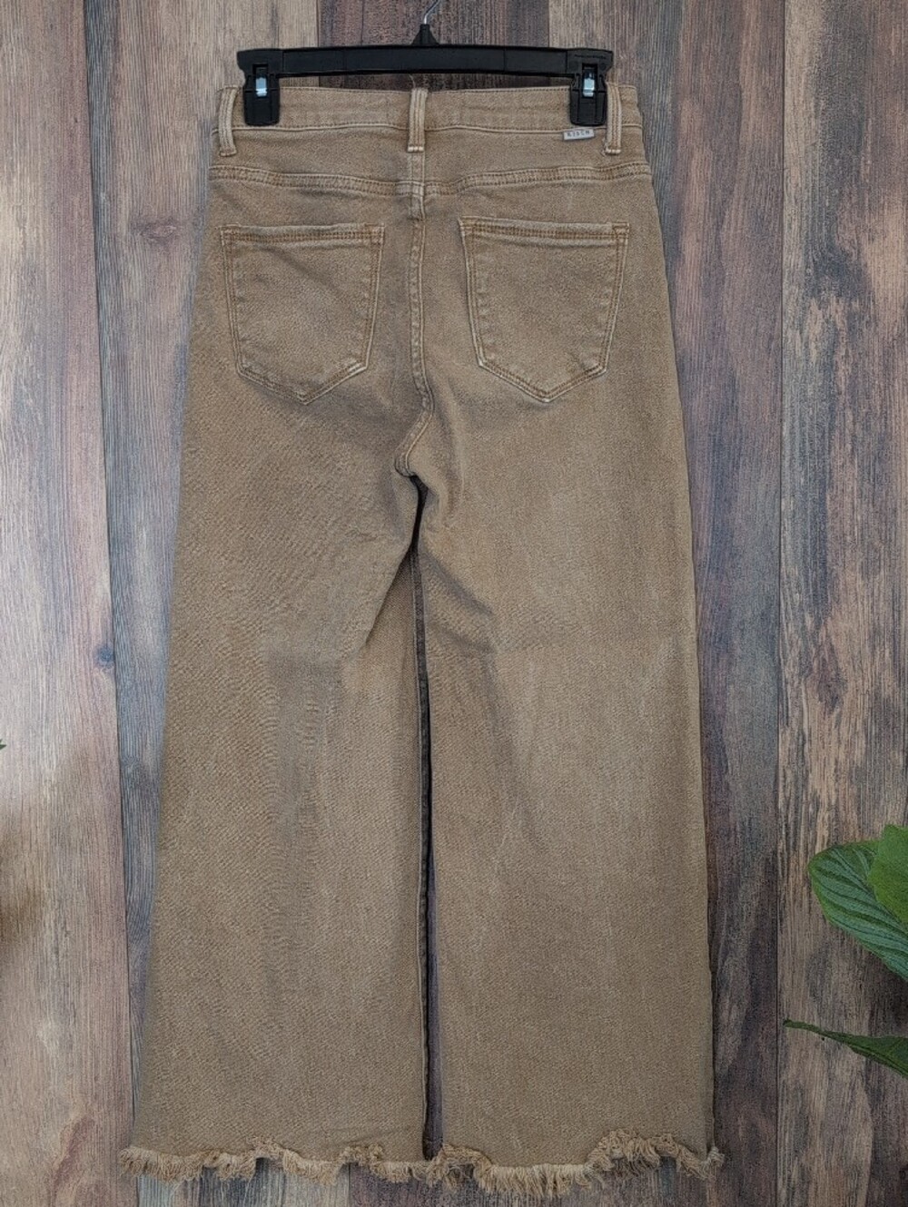 Risen Jeans High-Rise Wide-Leg Ruff Fray Hem RDP5506 Jeans 1/25      954A